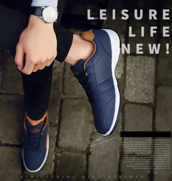 Men's Sneakers For All Season Plus Size 38-47 Casual Shoes For Men Lace Up Lightweight and Soft
