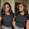 13x4 Body Wave Lace Front Wig Human Hair PrePlucked Brazilian Human Hair Lace Frontal Wigs For Women 4x4 Lace Closure Wig