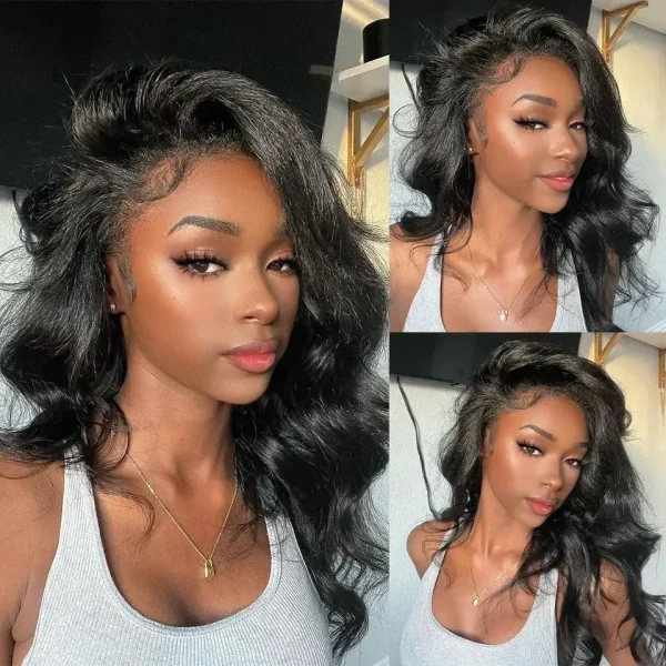 13x4 Body Wave Lace Front Wig Human Hair PrePlucked Brazilian Human Hair Lace Frontal Wigs For Women 4x4 Lace Closure Wig