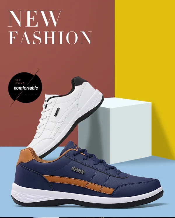 Men's Sneakers For All Season Plus Size 38-47 Casual Shoes For Men Lace Up Lightweight and Soft