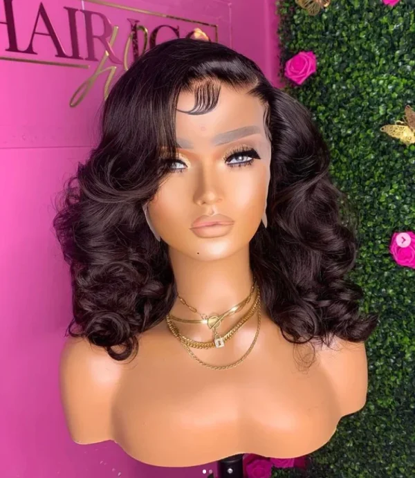 13x4 Body Wave Lace Front Wig Human Hair PrePlucked Brazilian Human Hair Lace Frontal Wigs For Women 4x4 Lace Closure Wig