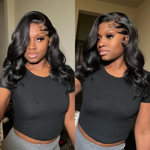 13x4 Body Wave Lace Front Wig Human Hair PrePlucked Brazilian Human Hair Lace Frontal Wigs For Women 4x4 Lace Closure Wig