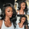 13x4 Body Wave Lace Front Wig Human Hair PrePlucked Brazilian Human Hair Lace Frontal Wigs For Women 4x4 Lace Closure Wig