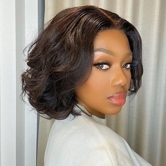 13x4 Body Wave Lace Front Wig Human Hair PrePlucked Brazilian Human Hair Lace Frontal Wigs For Women 4x4 Lace Closure Wig