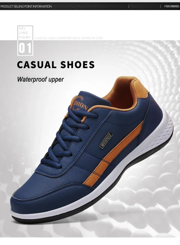 Men's Sneakers For All Season Plus Size 38-47 Casual Shoes For Men Lace Up Lightweight and Soft