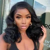 13x4 Body Wave Lace Front Wig Human Hair PrePlucked Brazilian Human Hair Lace Frontal Wigs For Women 4x4 Lace Closure Wig