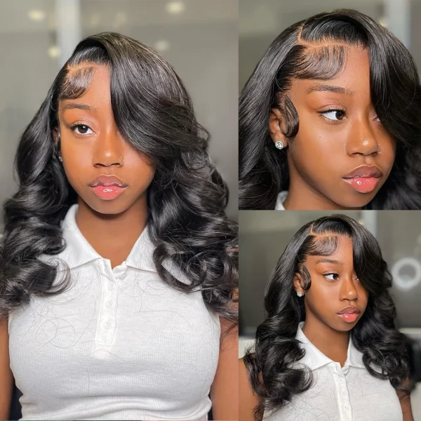13x4 Body Wave Lace Front Wig Human Hair PrePlucked Brazilian Human Hair Lace Frontal Wigs For Women 4x4 Lace Closure Wig